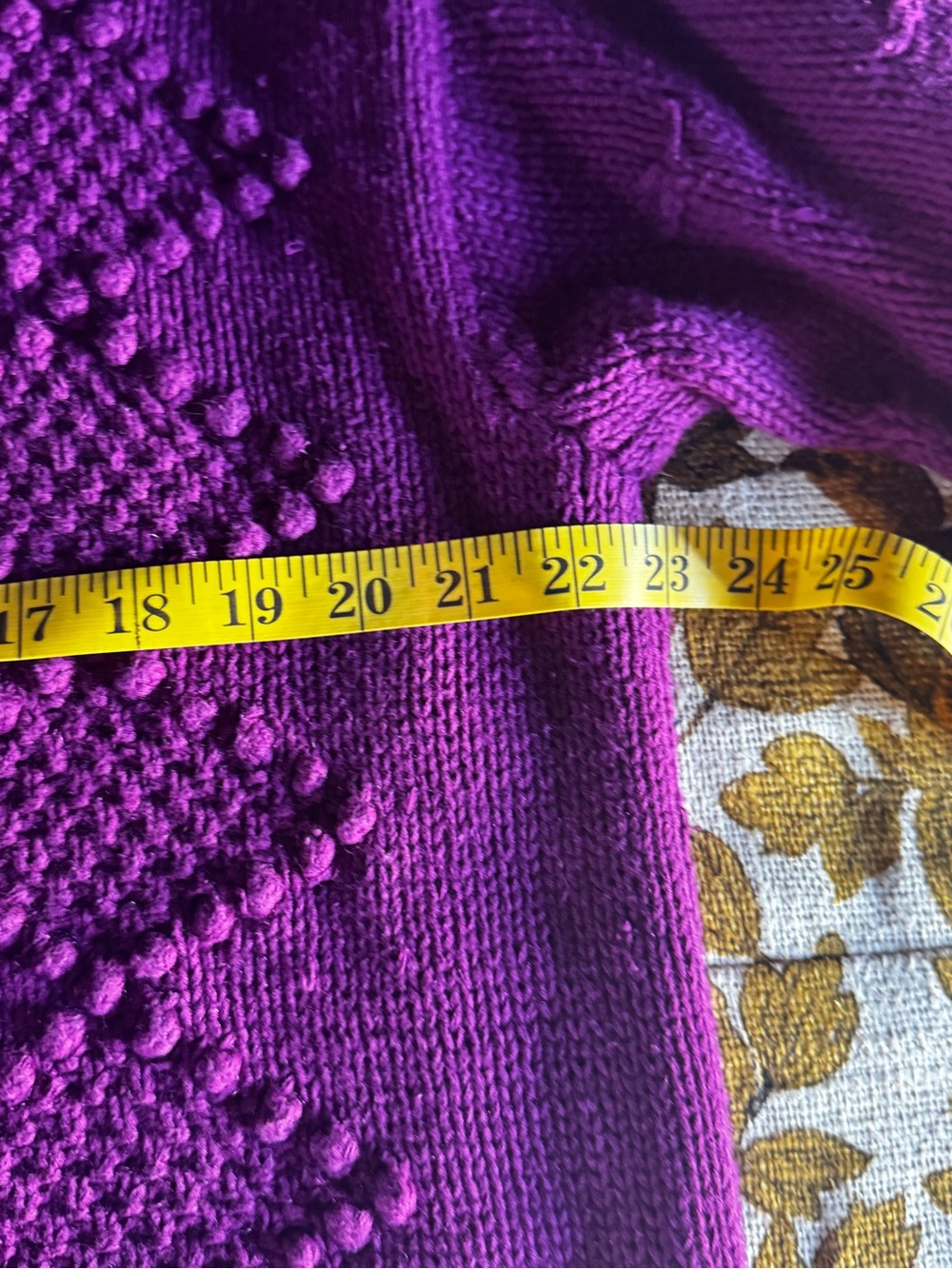 Vintage Mock Neck Sweater - Deep Plum - Picture 8 of 11